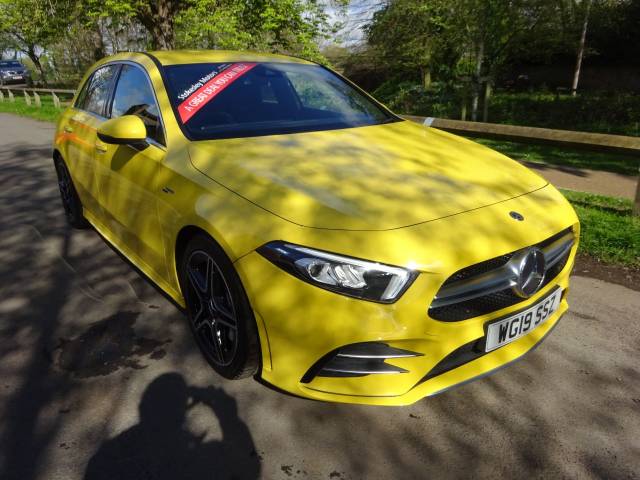 Mercedes-Benz A Class 2.0 A35 4Matic 5dr Auto Hatchback Petrol Yellow