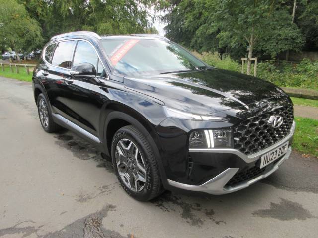 Hyundai SANTA FE 1.6 TGDi Hybrid Ultimate 5dr 4WD Auto Estate Petrol / Electric Hybrid Black
